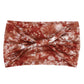 European And American New Tie-dye Sports Sweat-absorbent Hair Band Women's Super Wide Headscarf