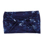 European And American New Tie-dye Sports Sweat-absorbent Hair Band Women's Super Wide Headscarf