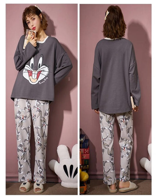 Pyjama Bugs Bunny gris