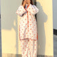 Tomato Print Red with White 2-Piece Causal Stitched Suit