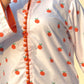 Tomato Print Red with White 2-Piece Causal Stitched Suit