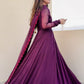 Long  Chiffon Frock for Women 3-Pieces