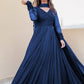 Long  Chiffon Frock for Women 3-Pieces