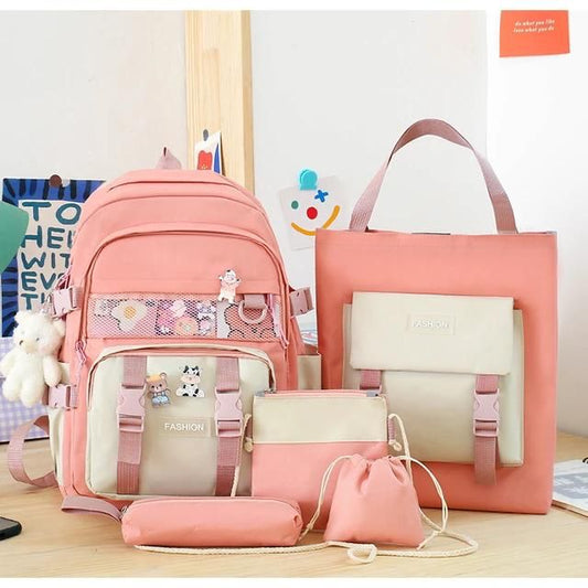 5-Pieces Light Weight Imported Bag Set