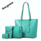 4-Pieces Large Size Tote Bag With Mobile Wallet Cloud Bag and Mini Wallet & nbsp