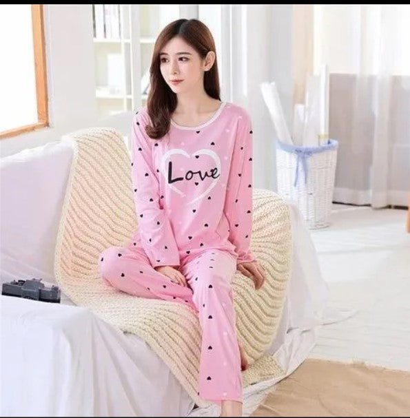 Love Pink Night-Suit