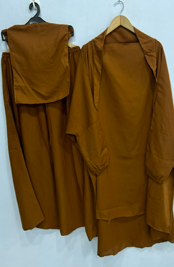 3-Pieces Jilbab Set with Side Pocket