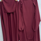 3-Pieces Jilbab Set with Side Pocket