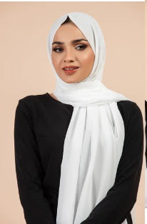 Hijab en mousseline de soie de qualité supérieure