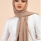 Hijab en mousseline de soie de qualité supérieure