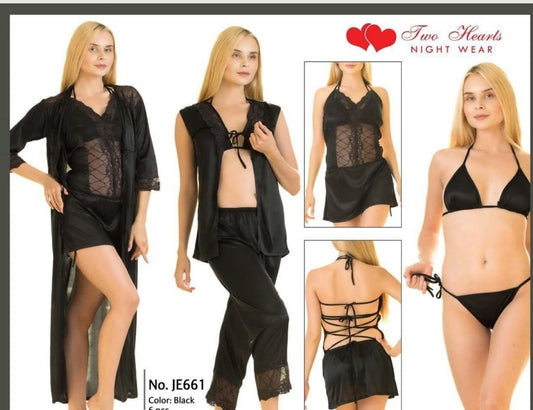 Silk Soft Net Nighty